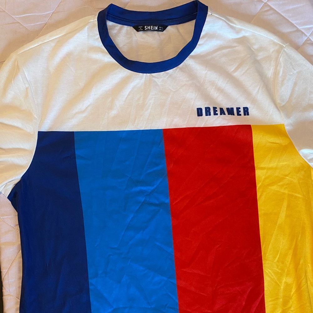 SHEIN Color Block T-Shirt